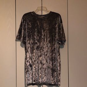 Forever 21 Velvet T-Shirt Dress
